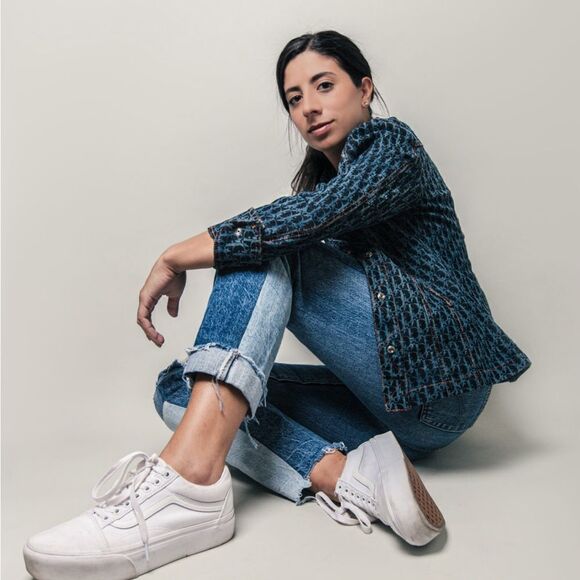 Dior jacket 2005 monogram denim peplum Jacket Vintage - Picture 5 of 13